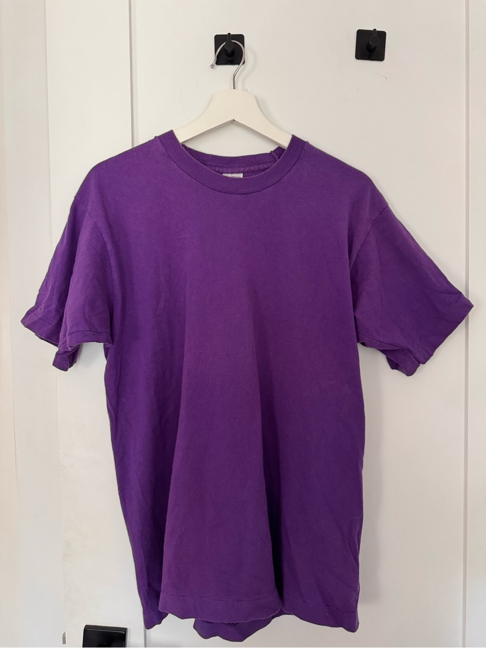 Vintage Men's Crewneck T-Shirt - Purple